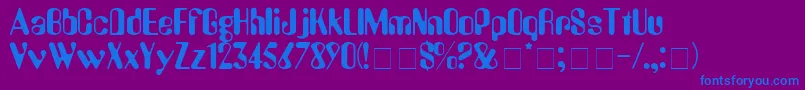 Подробнее о шрифте PerkleDisplaySsi Шрифт PerkleDisplaySsi – синие шрифты на фиолетовом фоне