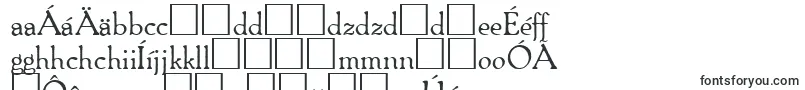 Шрифт PerivaleRegularDb – словацкие шрифты