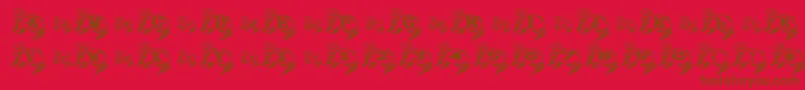 En savoir plus sur la police FerretSideNormal Police FerretSideNormal – polices brunes sur fond rouge