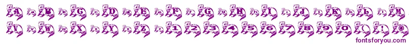 Шрифт FerretSideNormal – фиолетовые шрифты