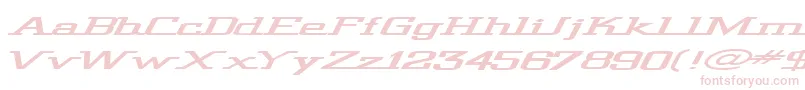 WideGlide Font – Pink Fonts on White Background