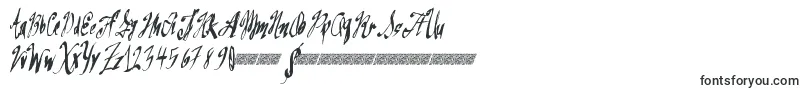 Greatsails-fontti – Kalligrafiafontit