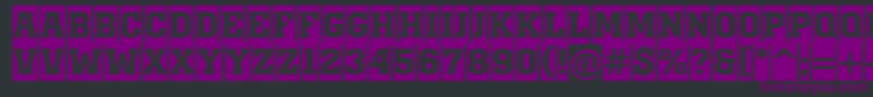 AMonumentotitulcmBold Font – Purple Fonts on Black Background