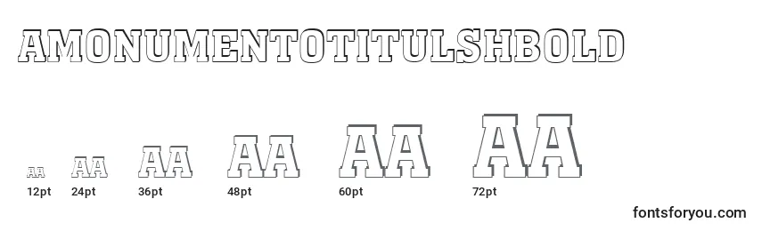 AMonumentotitulshBold Font Sizes