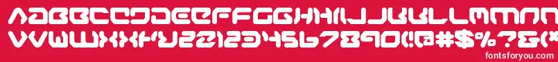 AirstripOneBold Font – White Fonts on Red Background