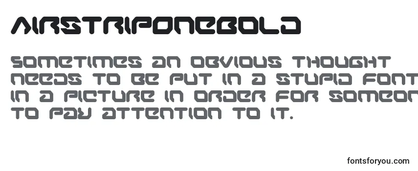 AirstripOneBold-fontti