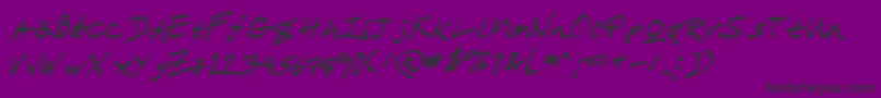 Wlscrawlmychildren Font – Black Fonts on Purple Background