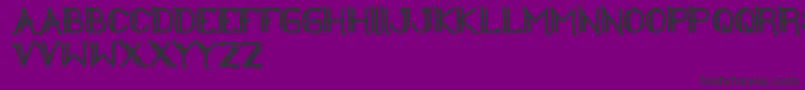 TheGreatestHigh Font – Black Fonts on Purple Background