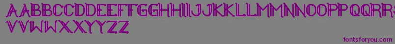TheGreatestHigh Font – Purple Fonts on Gray Background