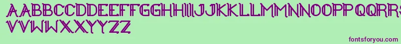 More about TheGreatestHigh Font TheGreatestHigh Font – Purple Fonts on Green Background