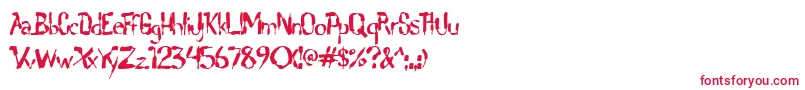 Lochen ffy-fontti – punaiset fontit valkoisella taustalla