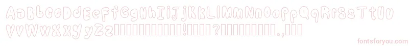 CoolBalloons Font – Pink Fonts on White Background