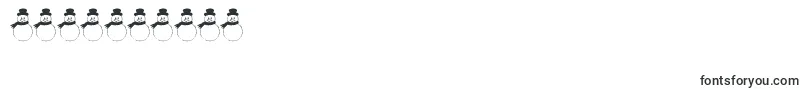 KrSnowman Font – Fonts for Numbers and Digits