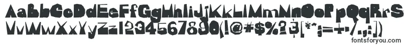 Шрифт Mofo – плоские шрифты