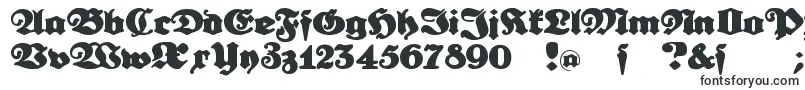Шрифт Urdeutsch – средневековые шрифты
