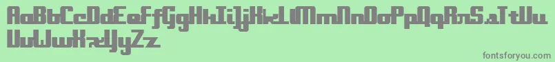 Onakite Font – Gray Fonts on Green Background