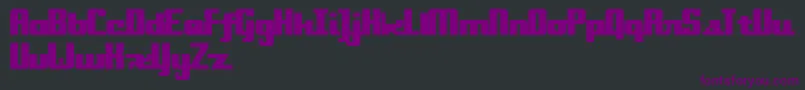 Onakite Font – Purple Fonts on Black Background