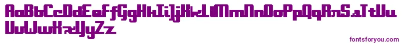 Onakite Font – Purple Fonts on White Background