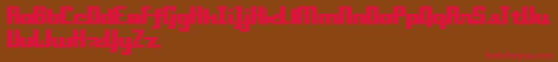 Onakite Font – Red Fonts on Brown Background