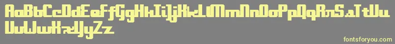 Onakite Font – Yellow Fonts on Gray Background