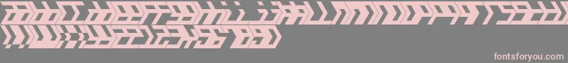 Amalgam Font – Pink Fonts on Gray Background