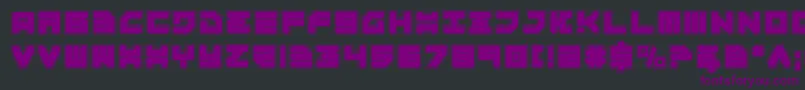 Omega3Pro Font – Purple Fonts on Black Background