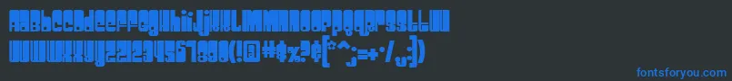 More about Spacebea Font Spacebea Font – Blue Fonts on Black Background