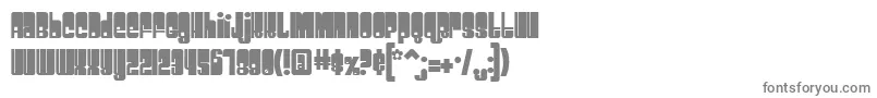 Spacebea Font – Gray Fonts on White Background