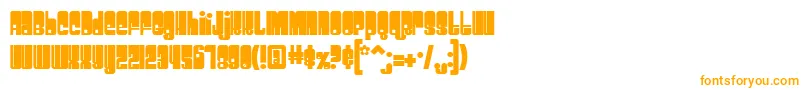 Spacebea-Schriftart – Orangefarbene Schriften