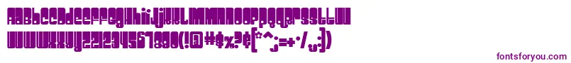 Spacebea Font – Purple Fonts on White Background