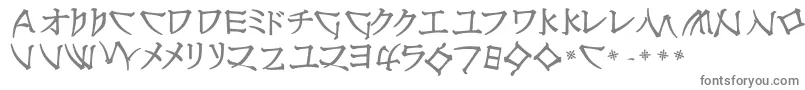 Шрифт NipponlatinBold – серые шрифты