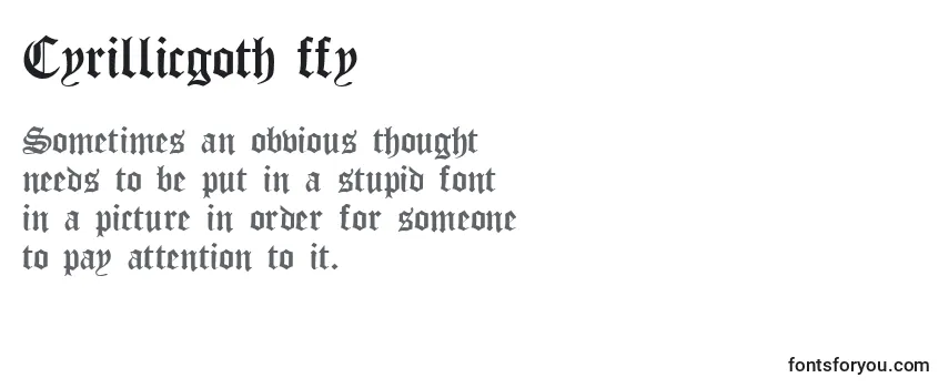 Cyrillicgoth ffy-fontti