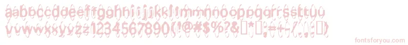 MischstabApfelsaft Font – Pink Fonts on White Background