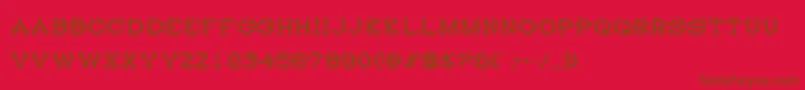 HistoryRepeatingRegular Font – Brown Fonts on Red Background