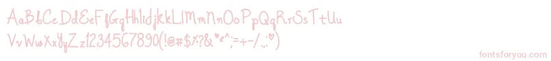More about OnceUponADreamBold Font OnceUponADreamBold Font – Pink Fonts on White Background