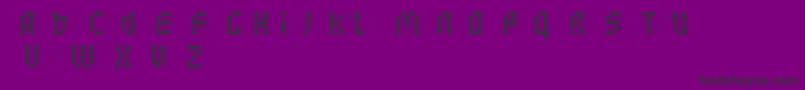 BleuckReversedDker Font – Black Fonts on Purple Background