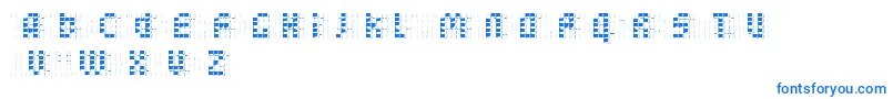 フォントBleuckReversedDker – 青いフォント