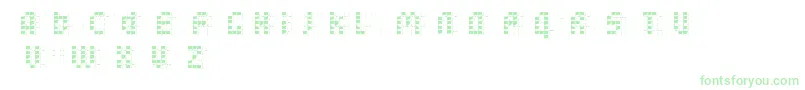 BleuckReversedDker Font – Green Fonts on White Background
