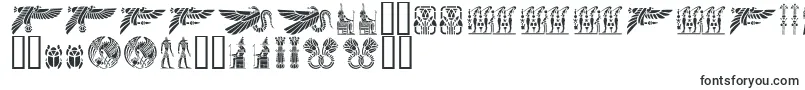 フォントGeEgyptianArt – ヨルバ文字