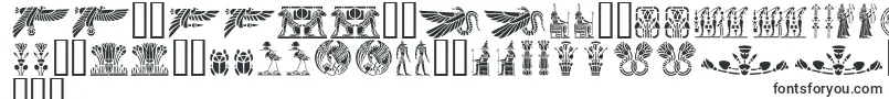 フォントGeEgyptianArt – ポーランドのフォント