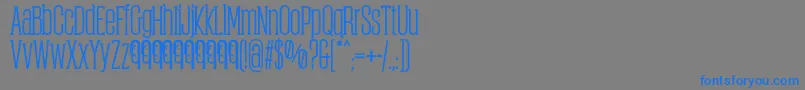 ObcecadaSerifBoldFfp Font – Blue Fonts on Gray Background