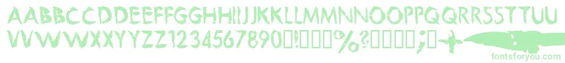 Beautifulfuture Font – Green Fonts on White Background