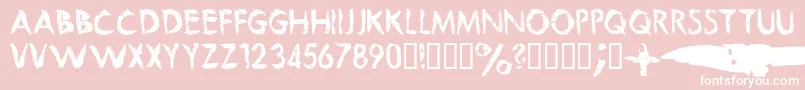 Beautifulfuture Font – White Fonts on Pink Background