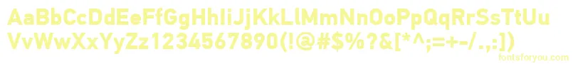 PfdintextproBold Font – Yellow Fonts