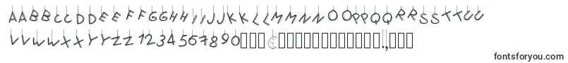 Шрифт Pwflymetothemoon – шрифты, начинающиеся на P
