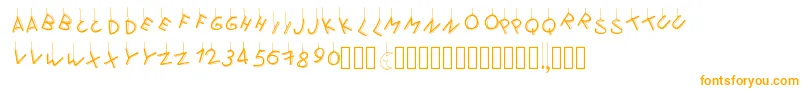 Pwflymetothemoon Font – Orange Fonts