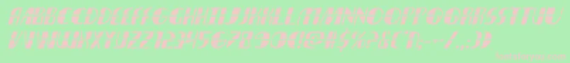 Nathanbrazillaserital Font – Pink Fonts on Green Background