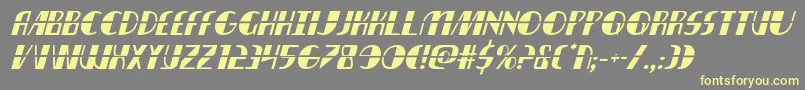 Nathanbrazillaserital Font – Yellow Fonts on Gray Background