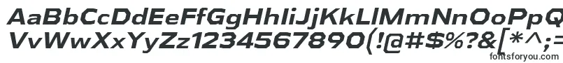 Шрифт AthabascaExBdIt – многолинейные шрифты