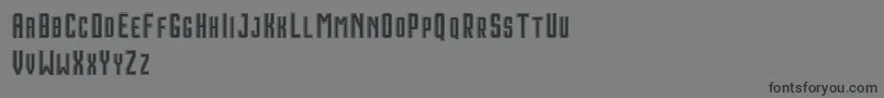 HoustonDoubleDemo Font – Black Fonts on Gray Background